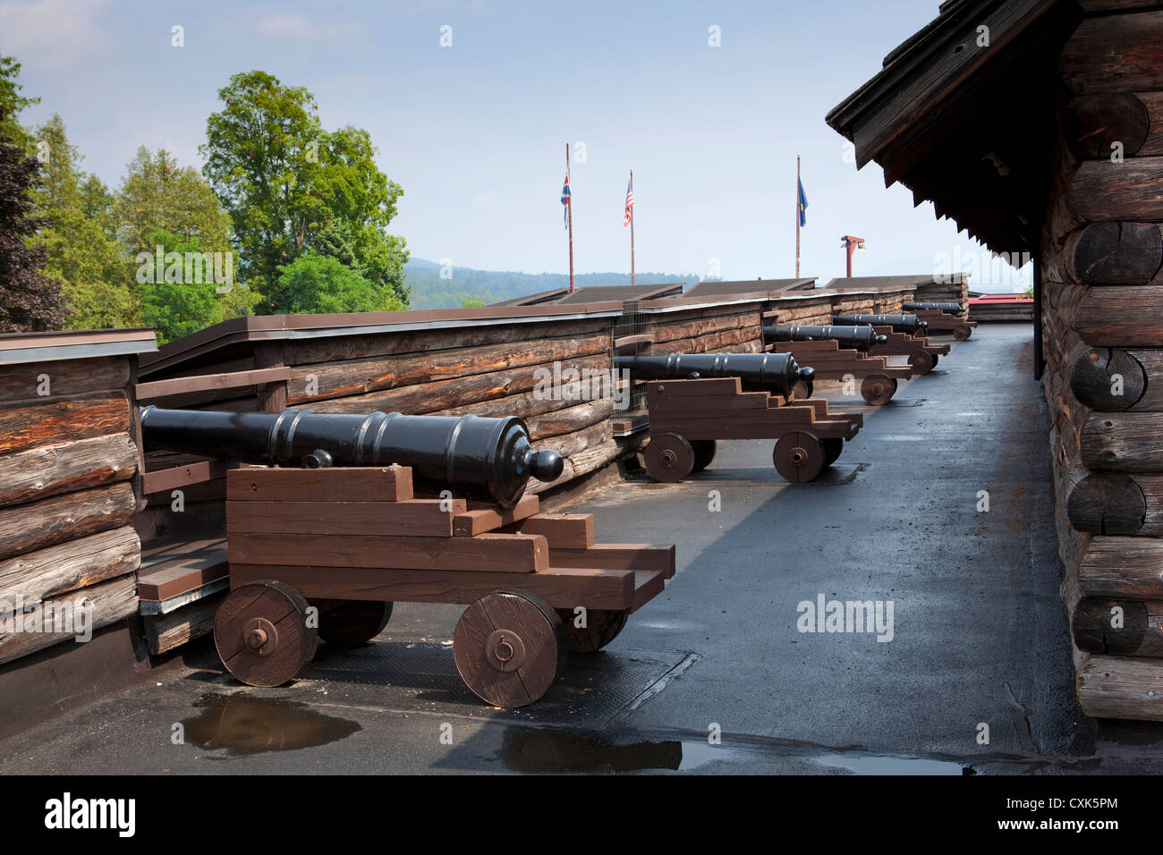 Fort William Henry Foto Stock