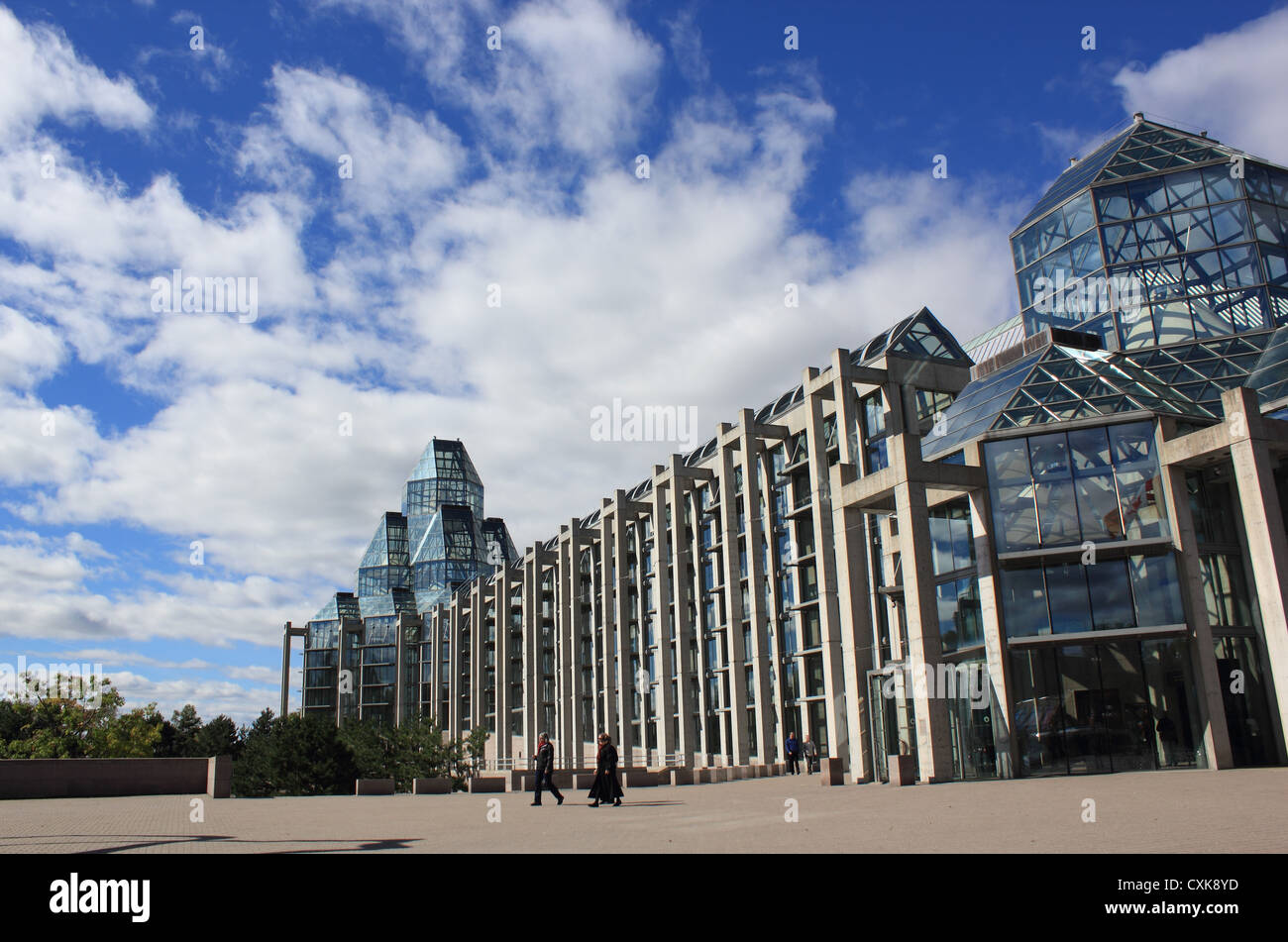 La National Gallery of Canada, Ottawa, Ontario, Canada Foto Stock