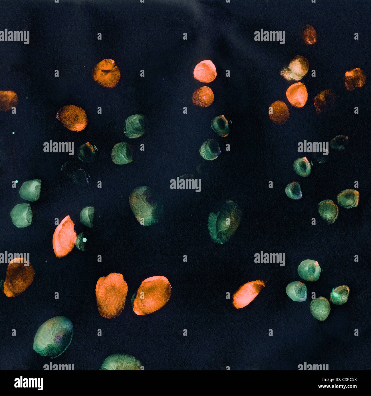 La carta con il mio bambino di disegno Foto Stock