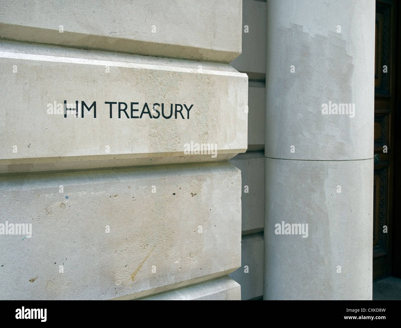 HM Treasury - bilancio centrale, Inghilterra UK! Foto Stock