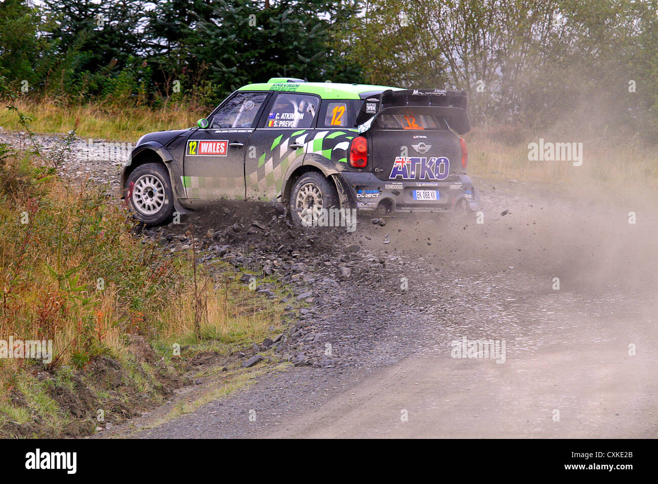 WRC 2012, Galles, C Atkinson Foto Stock