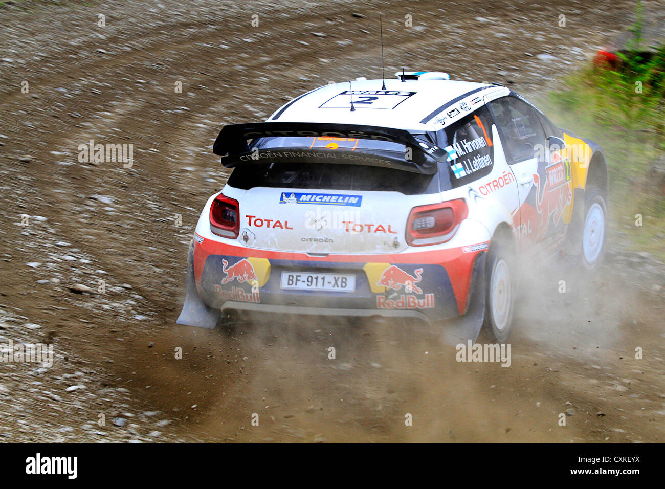 WRC 2012, Galles M Hirvonen Foto Stock