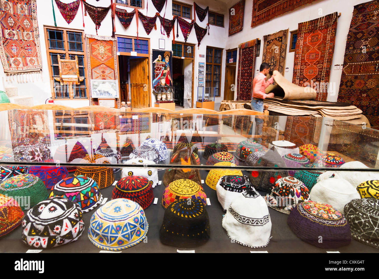 Curda museo tessile all'interno di Erbil cittadelle composto regione del Kurdistan in Iraq Foto Stock