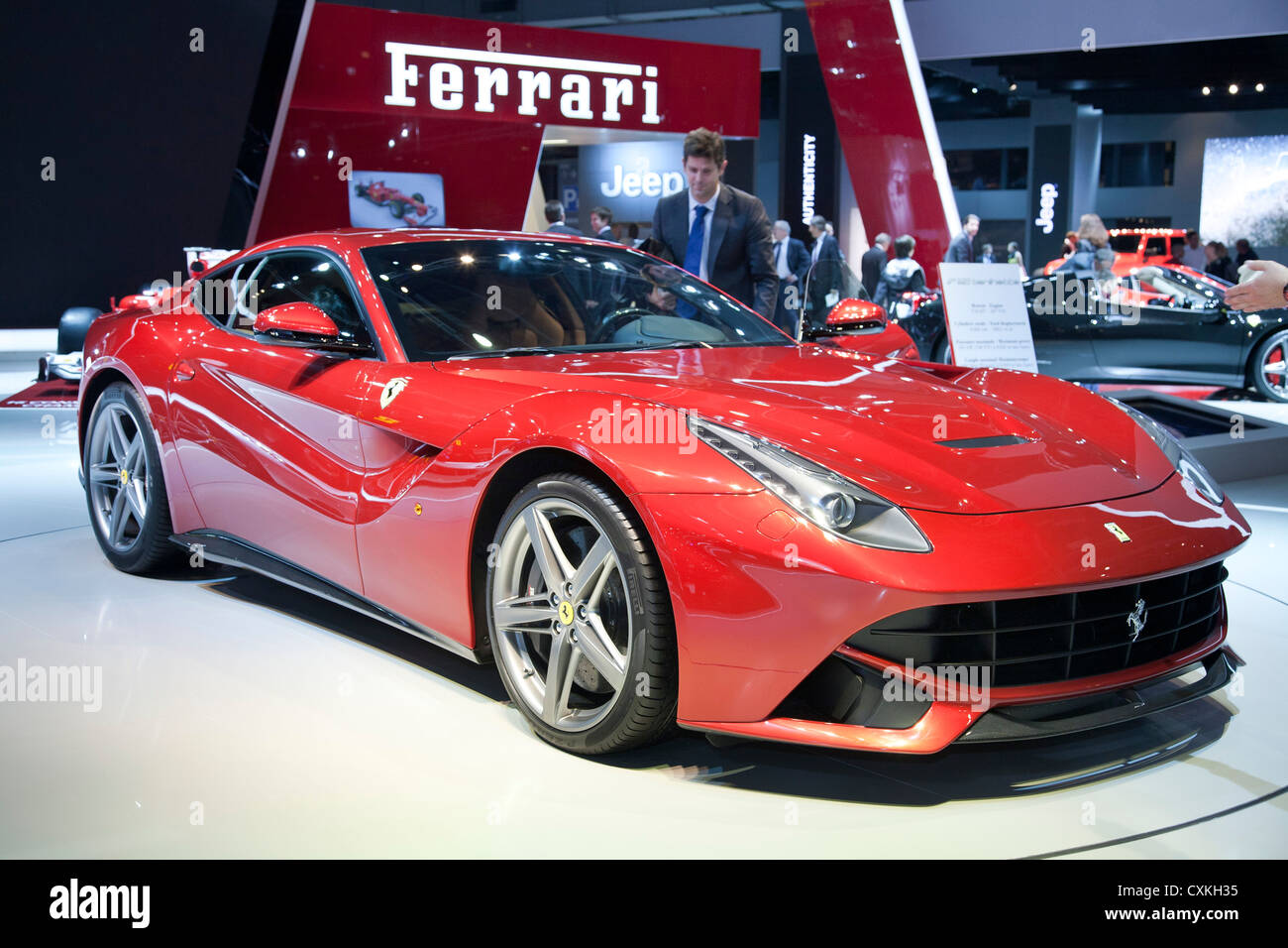 Ferrari F12 la berlinetta Paris Motor Show 2012 Foto Stock