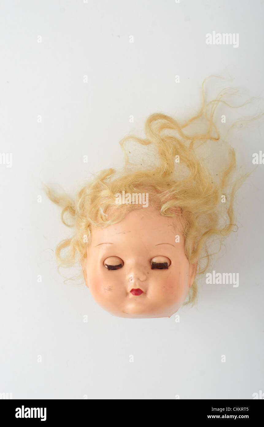 DeAO Testa Bambola Da Truccare E Pettinare 25cm, Testa Da - Foto 3