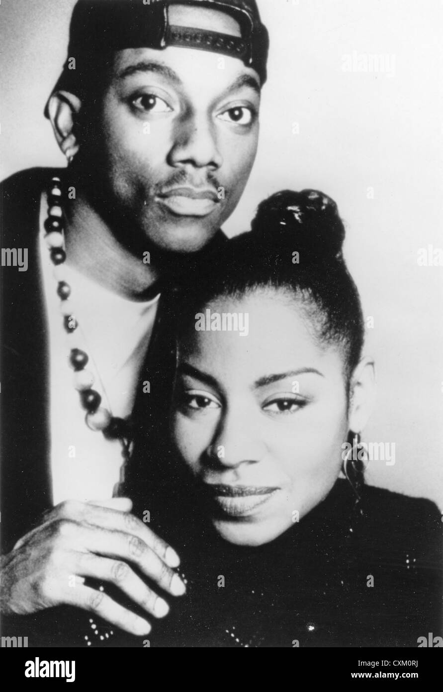 Cultura Beat foto promozionale di Euro-duo pop Tania Evans e Jay Supreme Foto Stock