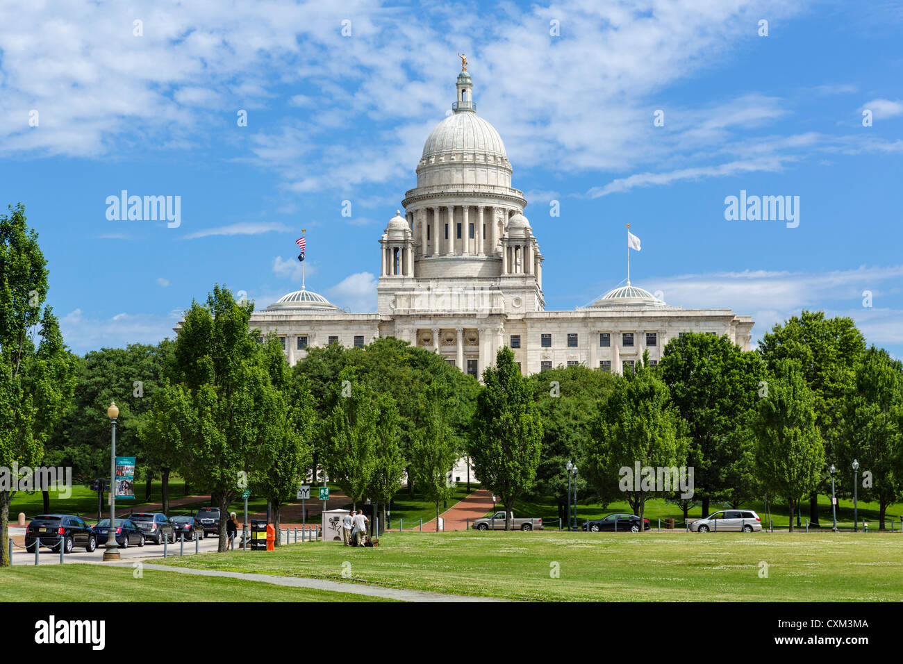 La Rhode Island State House di Providence, Rhode Island, STATI UNITI D'AMERICA Foto Stock