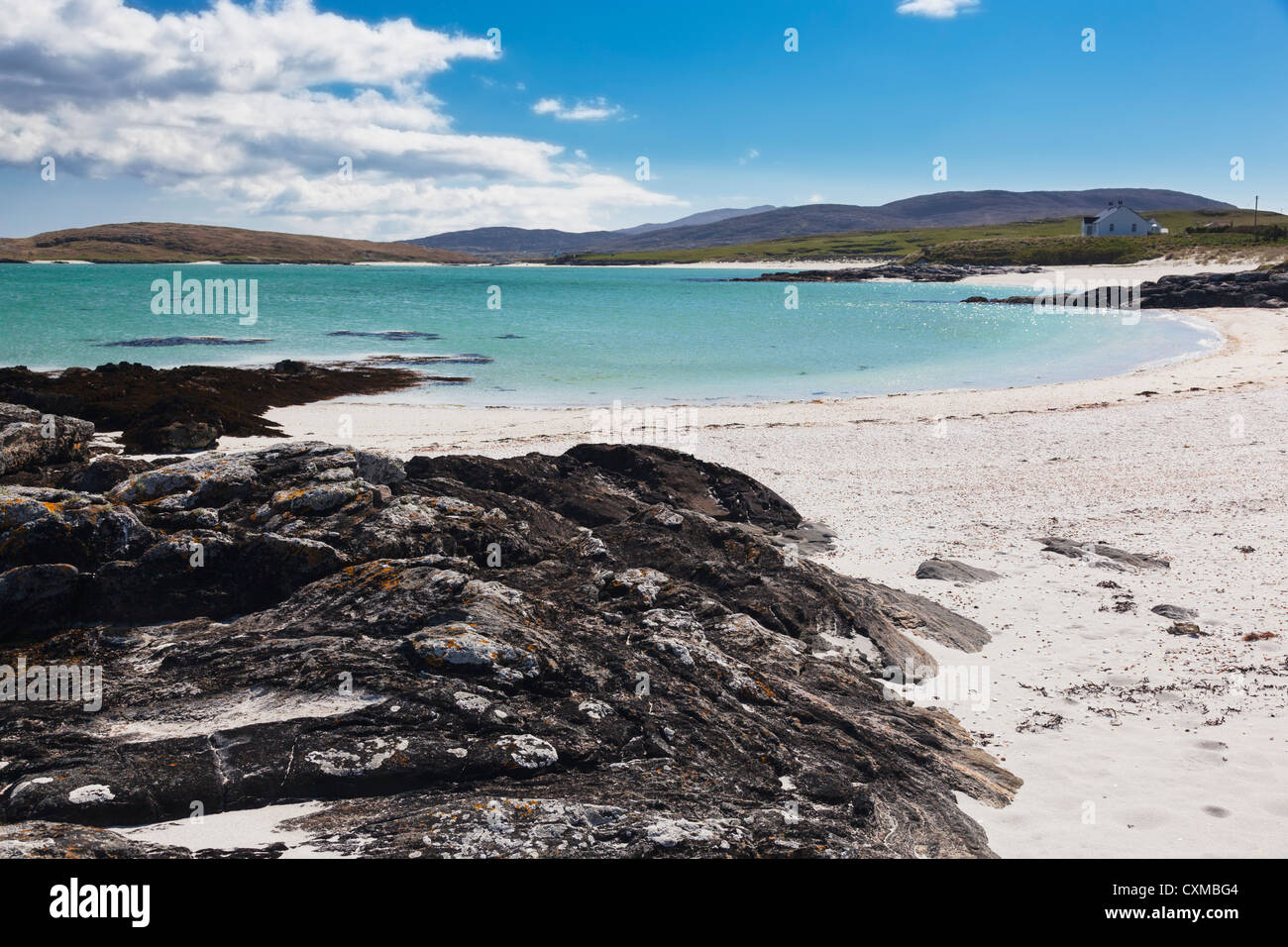 Cille Traigh-bharra, Barra, Ebridi Esterne, Scotland, Regno Unito Foto Stock