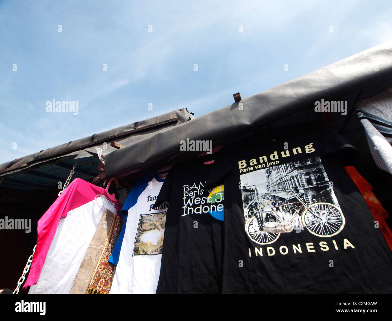 Magliette a Bandung Foto Stock