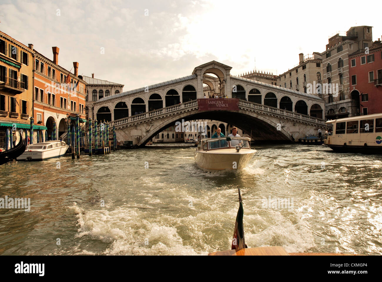Vedute di Venezia, Piazza San Marco e i canali e vicoli. Foto Stock