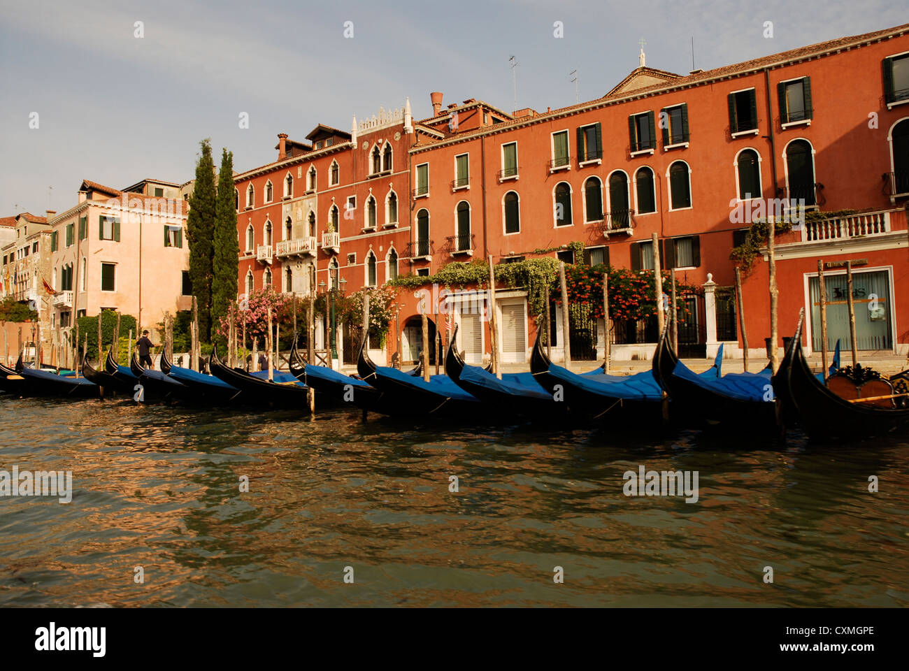 Vedute di Venezia, Piazza San Marco e i canali e vicoli. Foto Stock