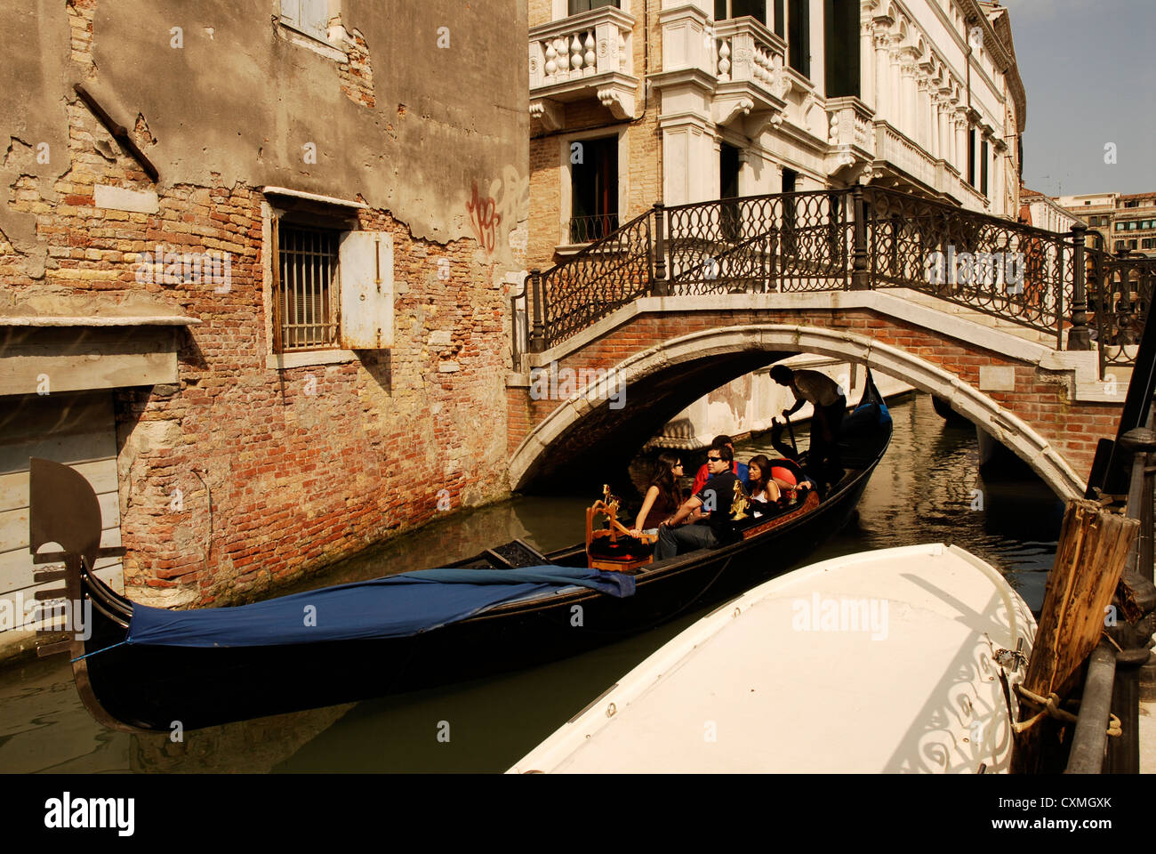Vedute di Venezia, Piazza San Marco e i canali e vicoli. Foto Stock