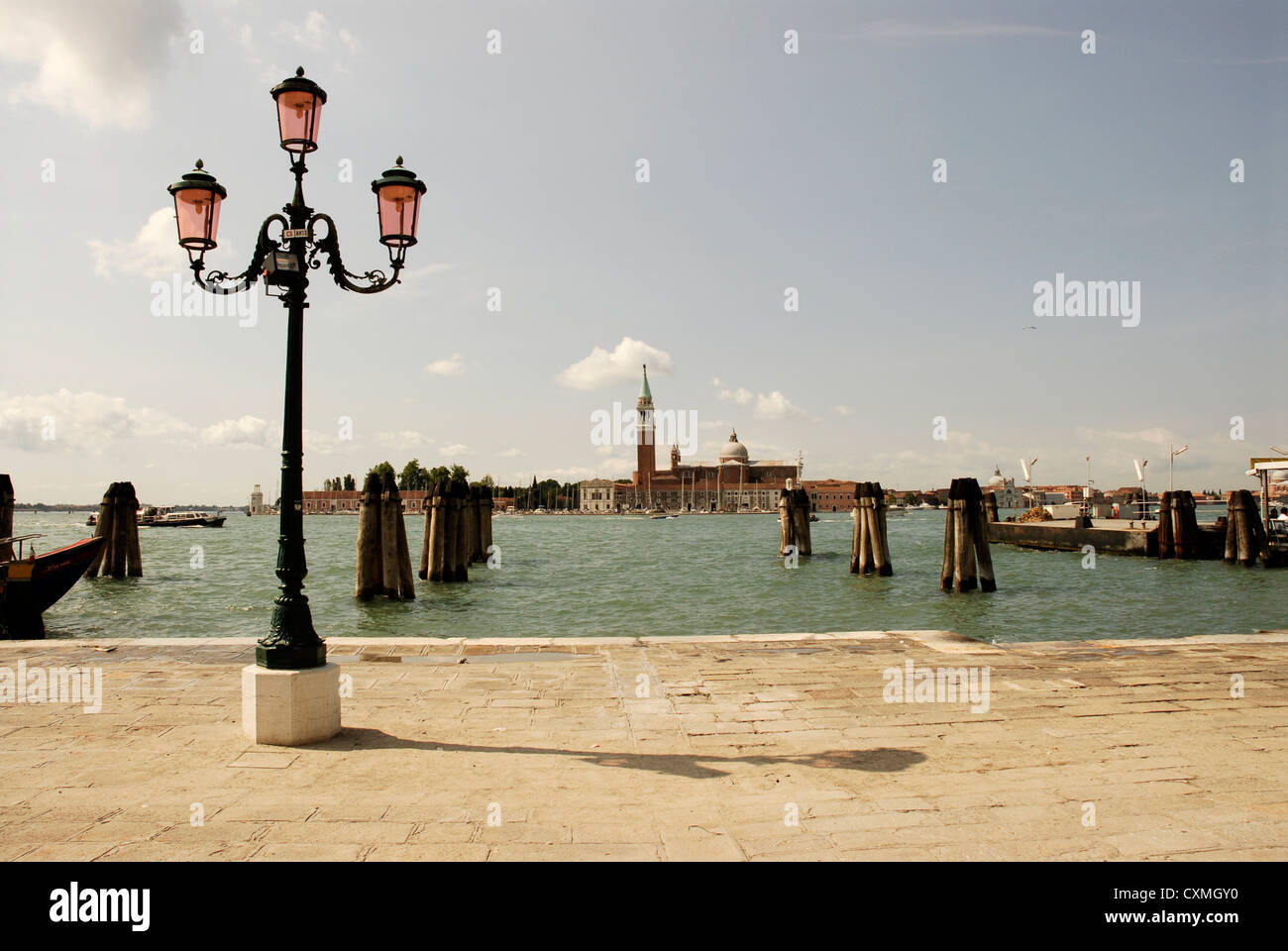 Vedute di Venezia, Piazza San Marco e i canali e vicoli. Foto Stock