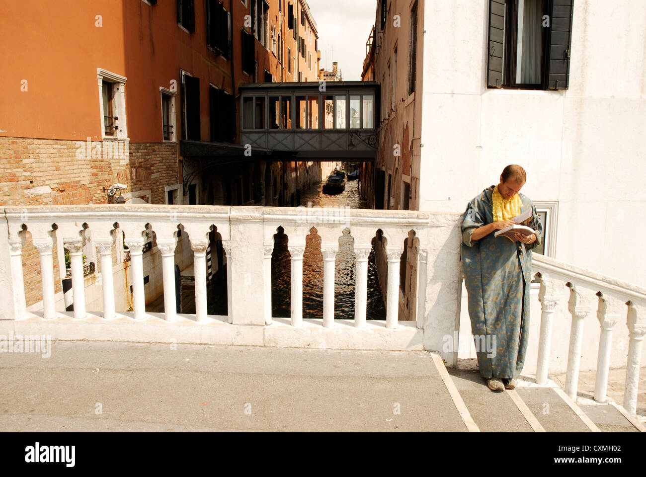 Vedute di Venezia, Piazza San Marco e i canali e vicoli. Foto Stock