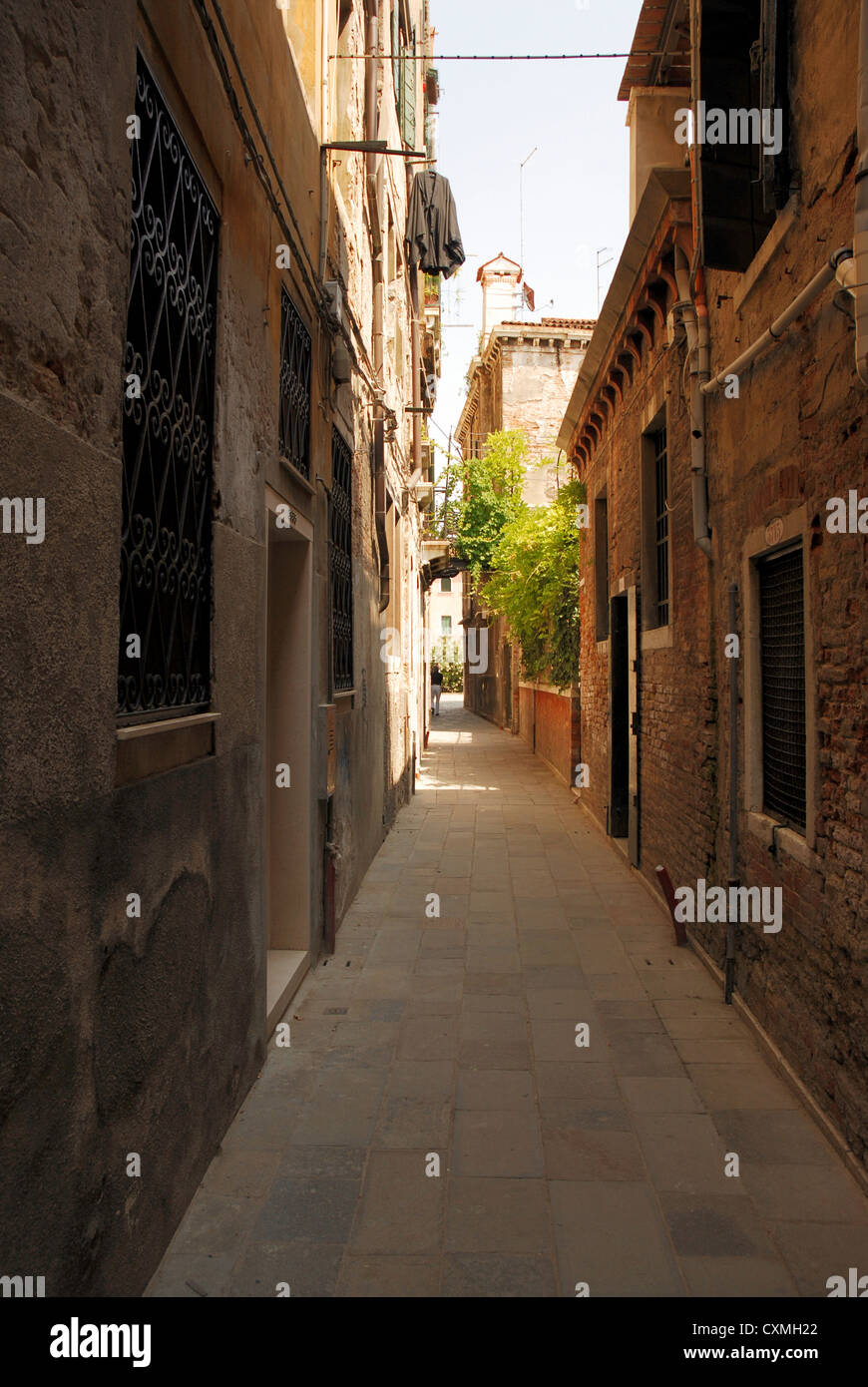 Vedute di Venezia, Piazza San Marco e i canali e vicoli. Foto Stock
