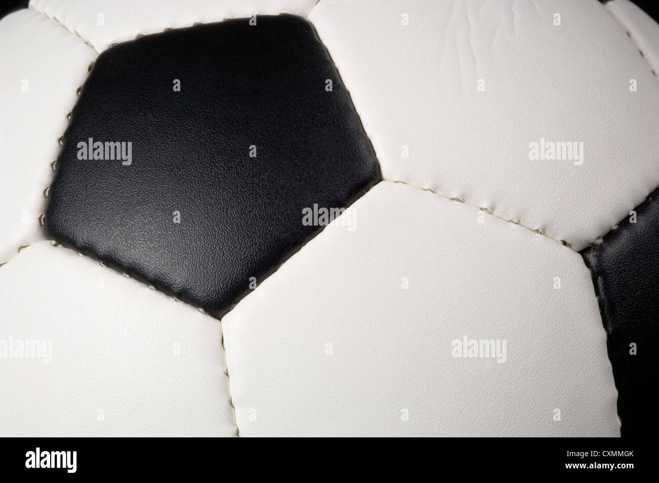 Calcio - pallone da calcio come sfondo Foto Stock