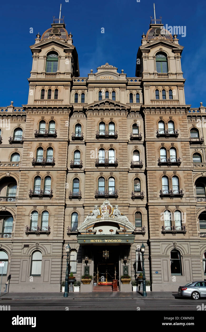 Grand Era Vittoriana Gem | L'Hotel Windsor | Melbourne Foto Stock