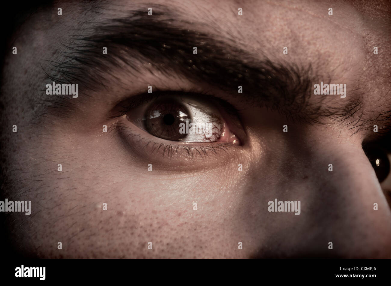 Uomo spaventoso Foto Stock