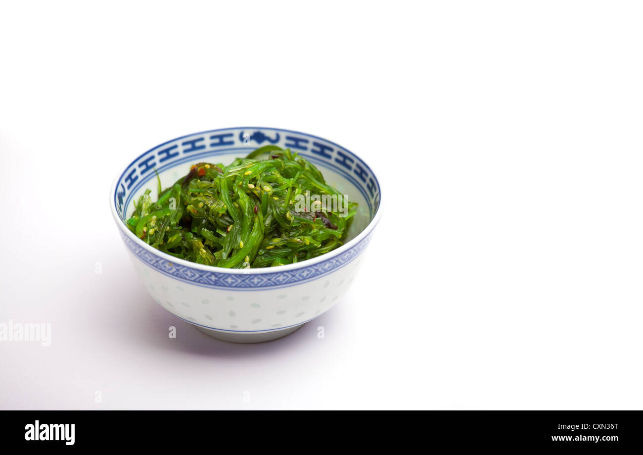 Alghe wakame salad Foto Stock