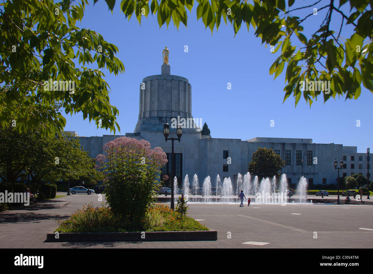 Oregon State Capitol Building, Salem, Oregon, Stati Uniti d'America Foto Stock