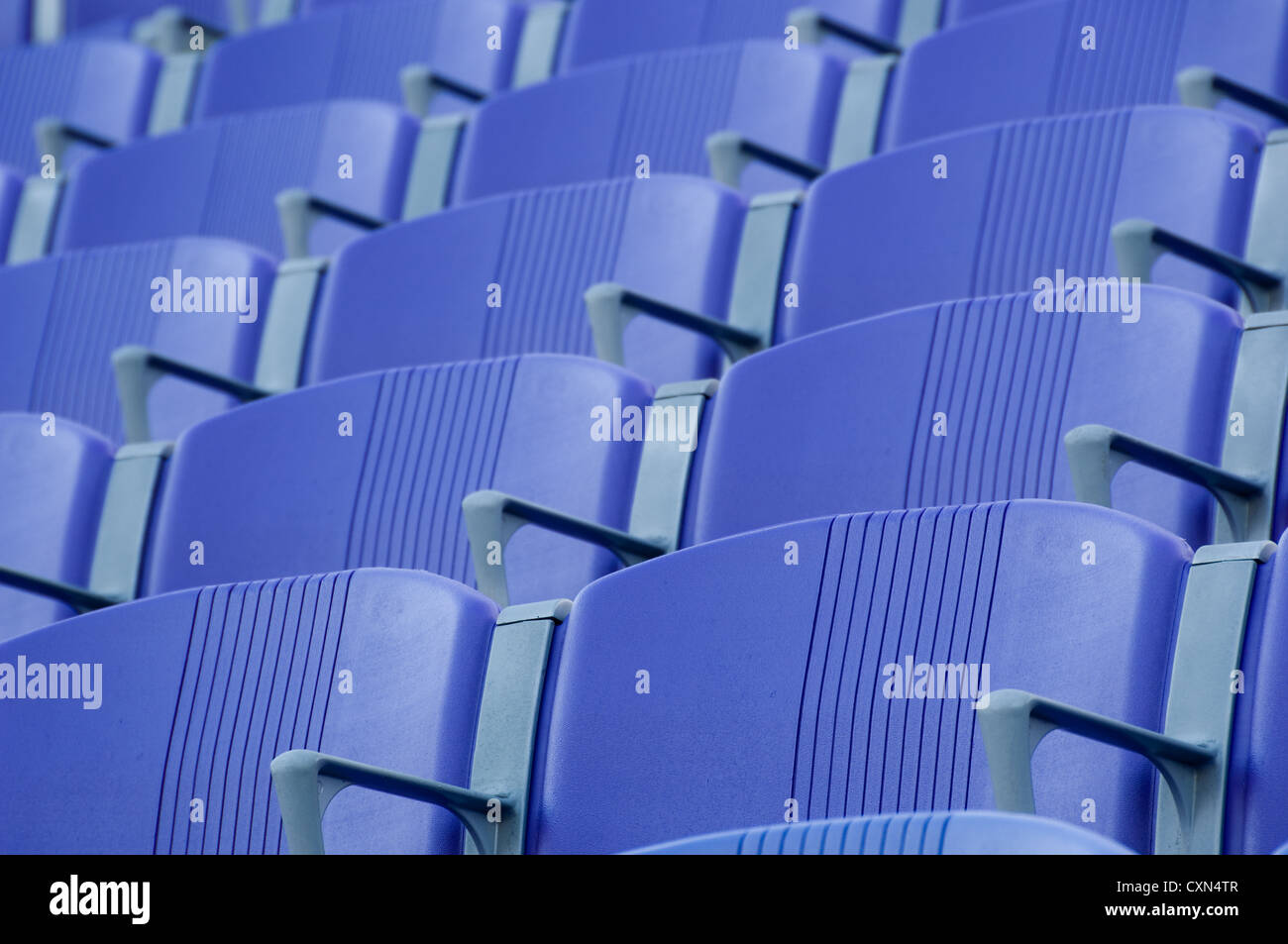 Lo stadio di viola sedi Foto Stock