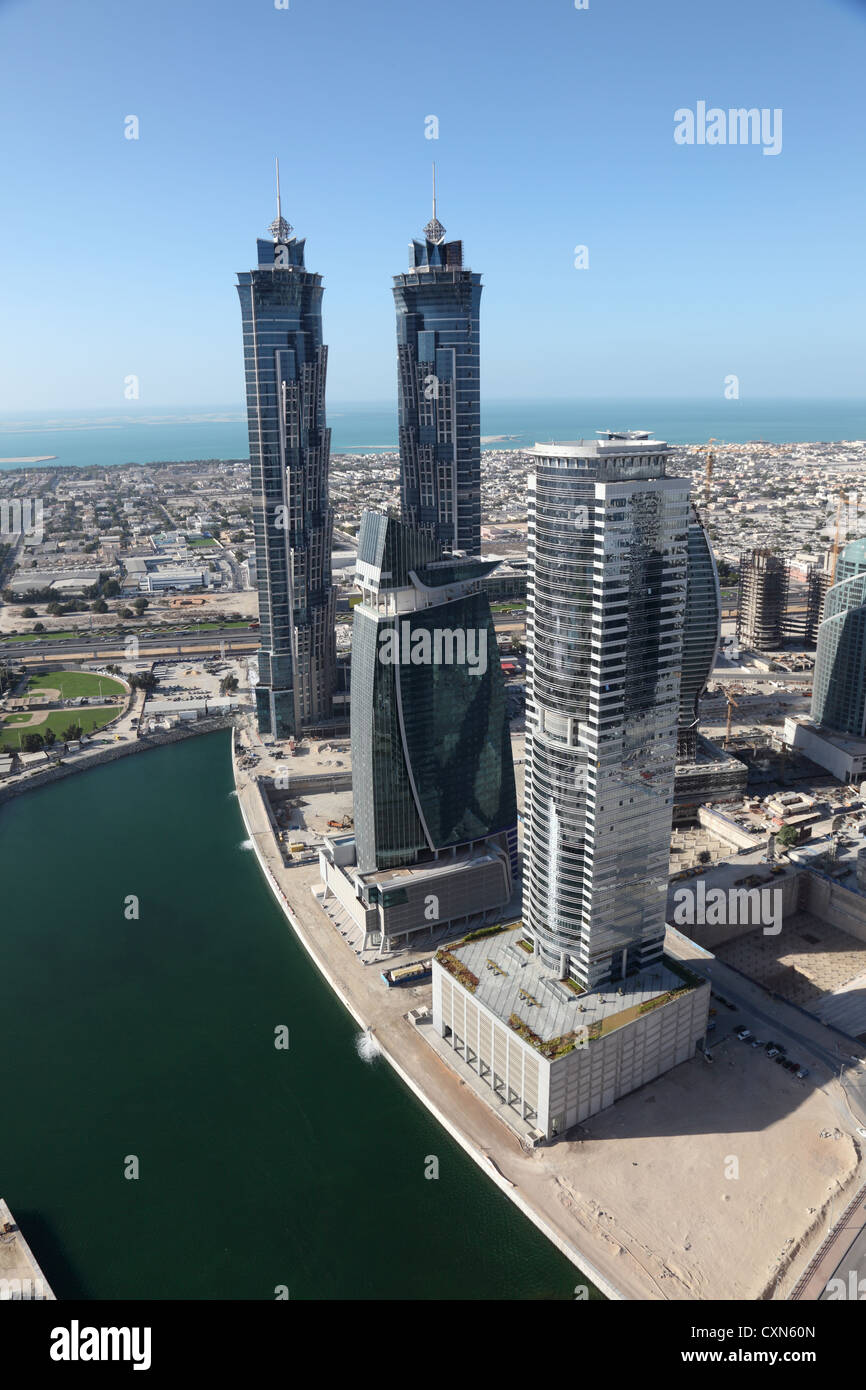 Dubai Business Bay, Regno emirato Arabo Foto Stock