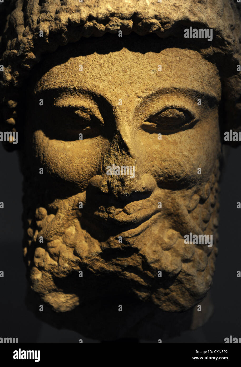 Antica arte. Mediterraneo. Il sacerdote o il re. Votive. Ny Carlsberg Glyptotek. La Danimarca. Foto Stock