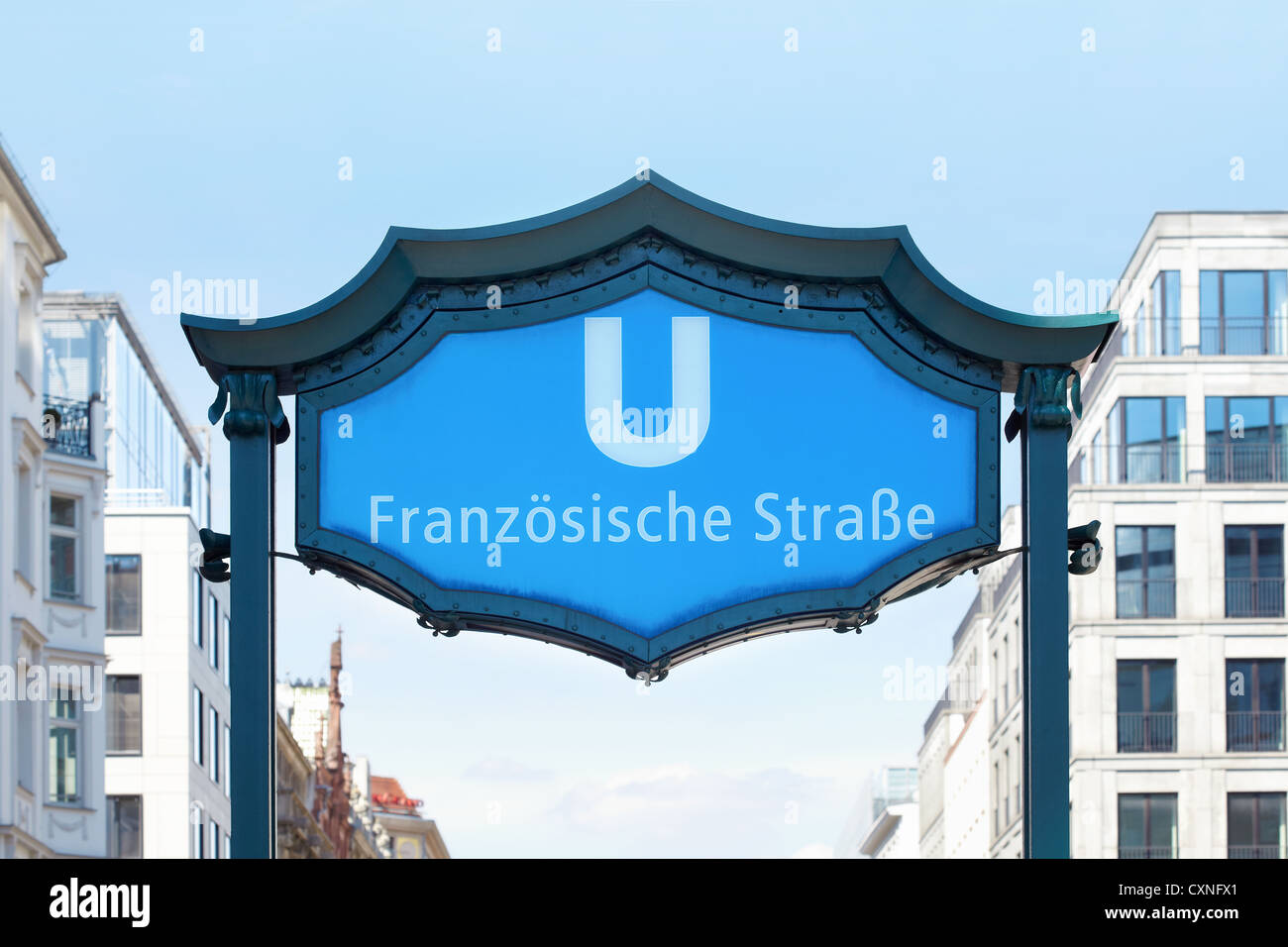 Franzosische Strasse, Berlino, elegante strada dello shopping Foto Stock