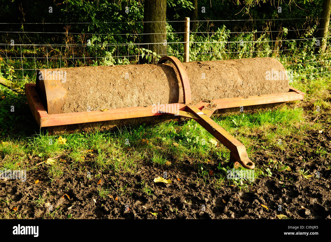 Macchine agricole,Roller. Foto Stock