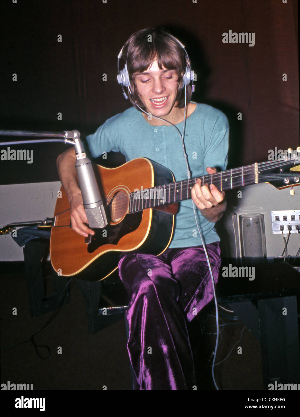 PETER FRAMPTON UK musicista rock nel 1967 mentre ancora un membro della Mandria Foto Stock