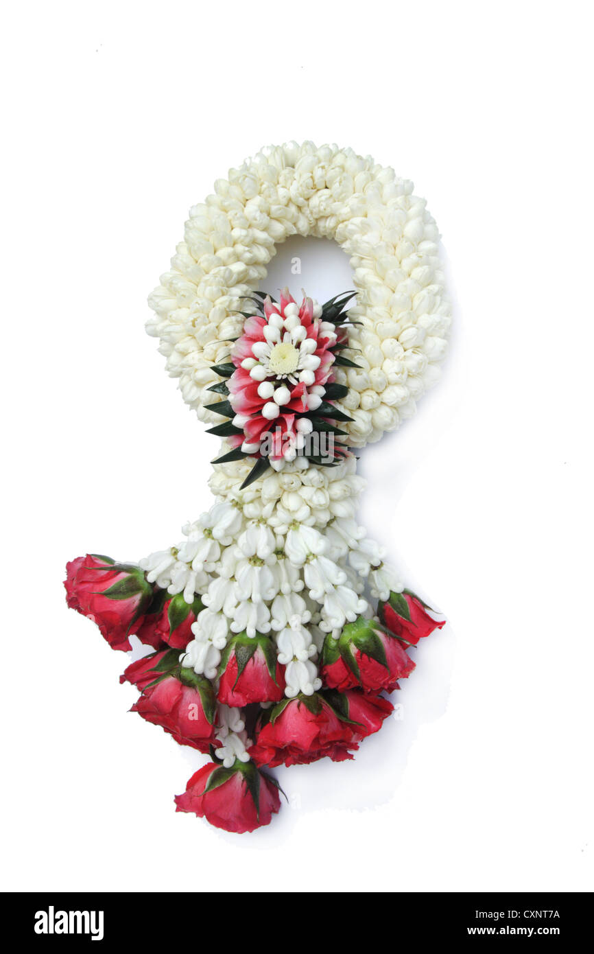 Ghirlanda Thai Flower Foto Stock
