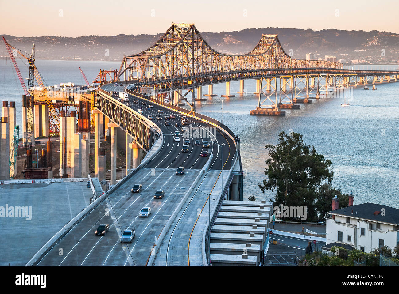 Il Ponte della Baia di San Francisco, California, Stati Uniti d'America Foto Stock