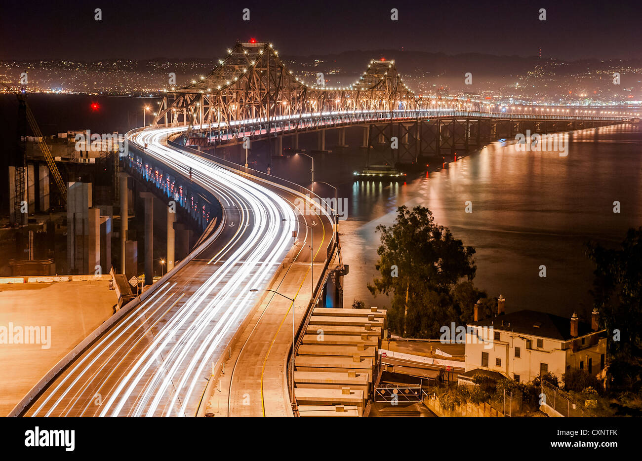 Il Ponte della Baia di San Francisco, California, Stati Uniti d'America Foto Stock