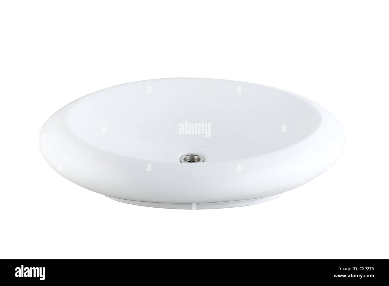 Resistente lavandino lavandino fatta di ceramica o porcellana bello per il vostro bagno isola Foto Stock