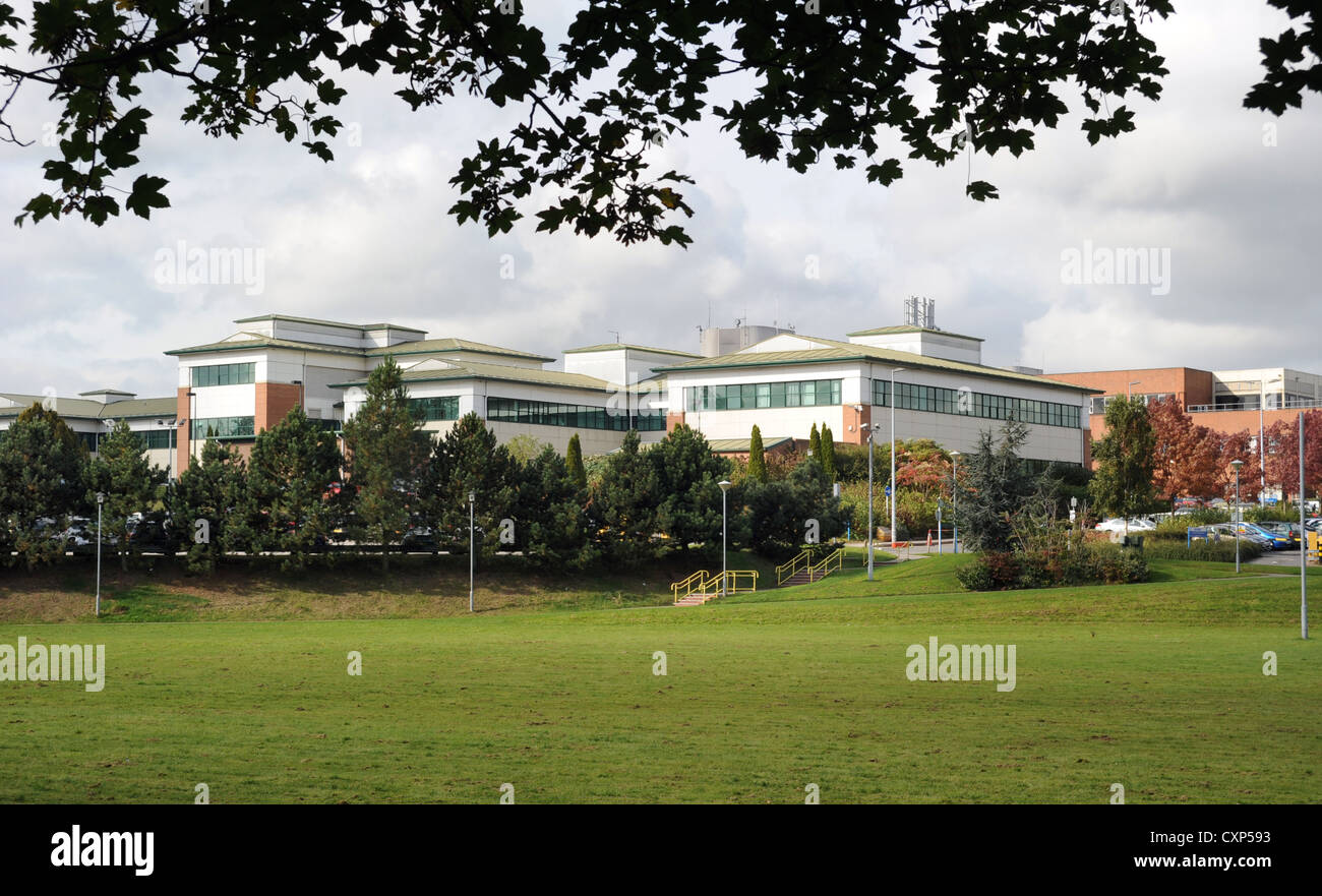 Una vista esterna di STAFFORD OSPEDALE GENERALE SUL WESTON ROAD STAFFORD ,STAFFORDSHIRE England Regno Unito Foto Stock