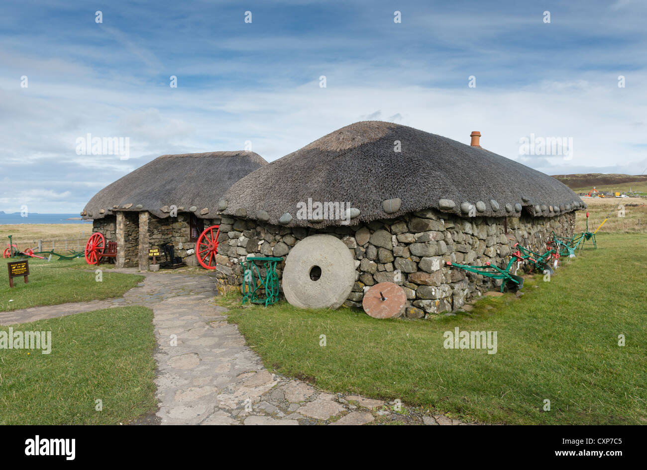 Skye Museo di Vita sull'isola Foto Stock