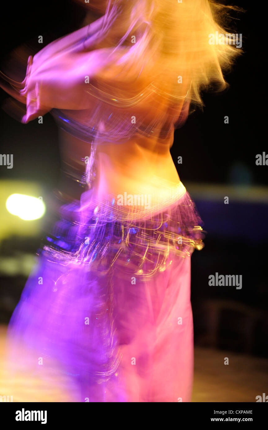 Danzatrice del ventre Foto Stock