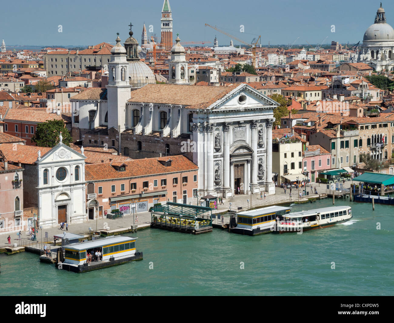 Vista dei Gesuati Santa Maria del Rosario chiesa a Venezia, Italia Foto Stock