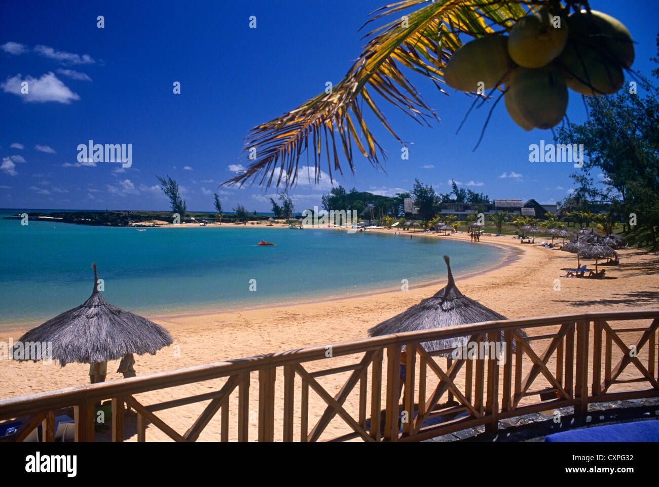 Generic shot Tropical Paradise beach Mauritius Foto Stock