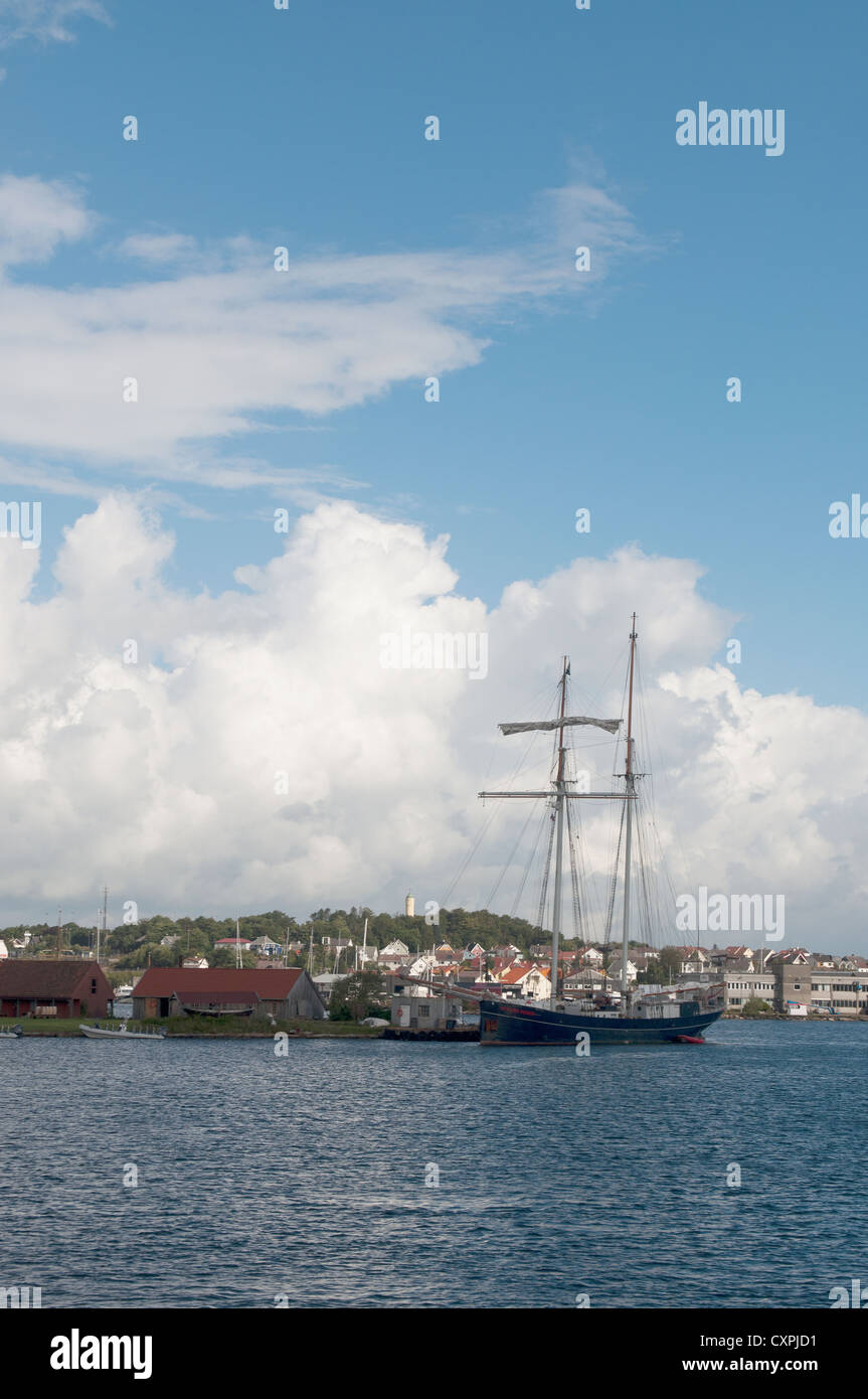 Il porto di Stavanger, Norvegia Foto Stock