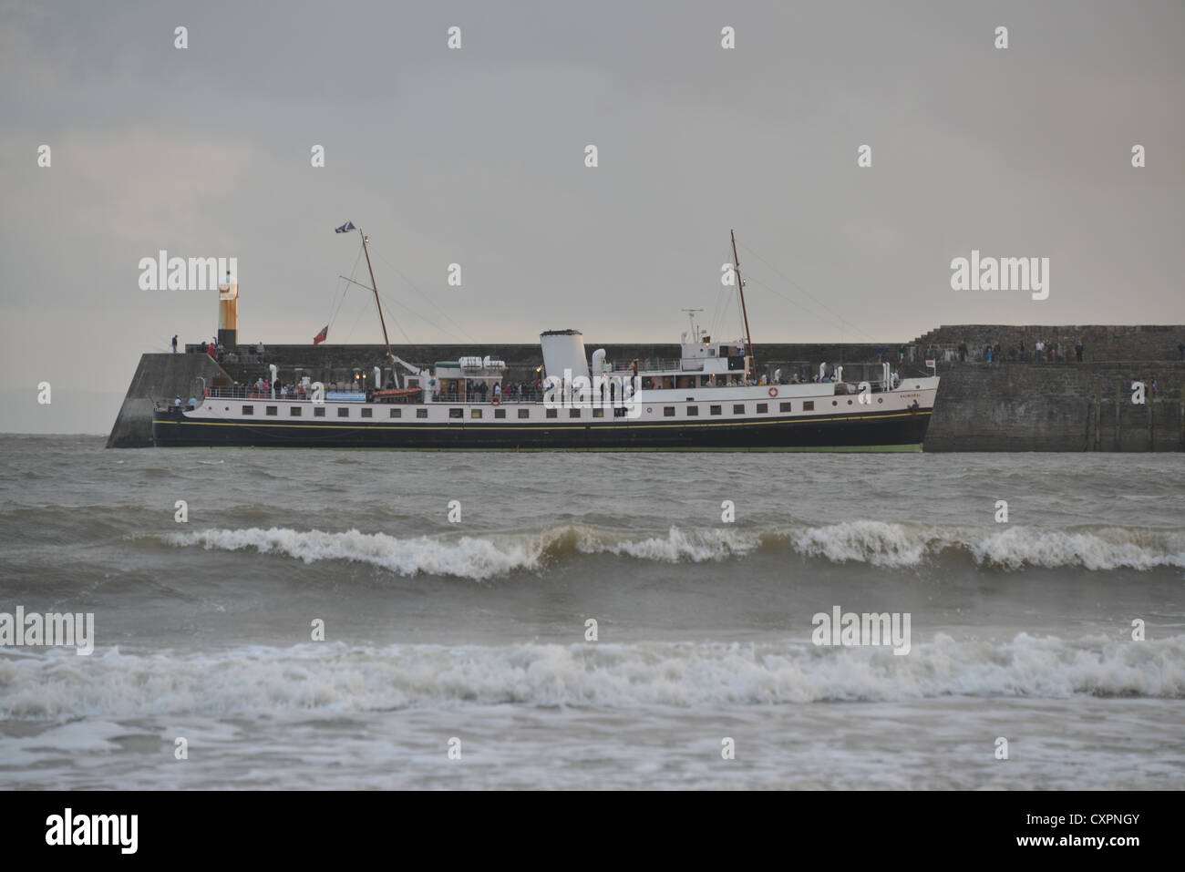 Il Waverley Battello a Vapore Porthcawl Foto Stock