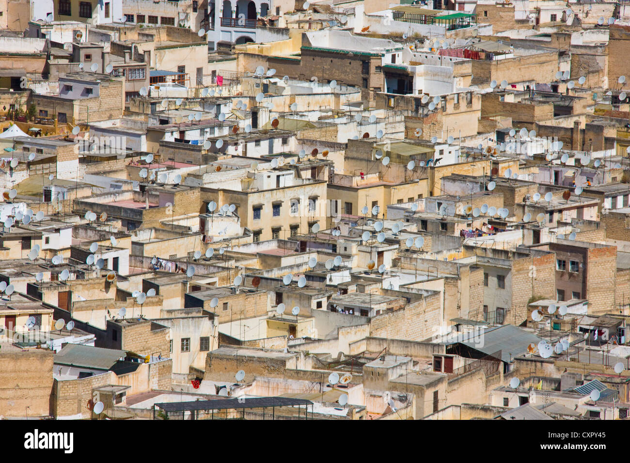 Paesaggio di Fez, Marocco Foto Stock