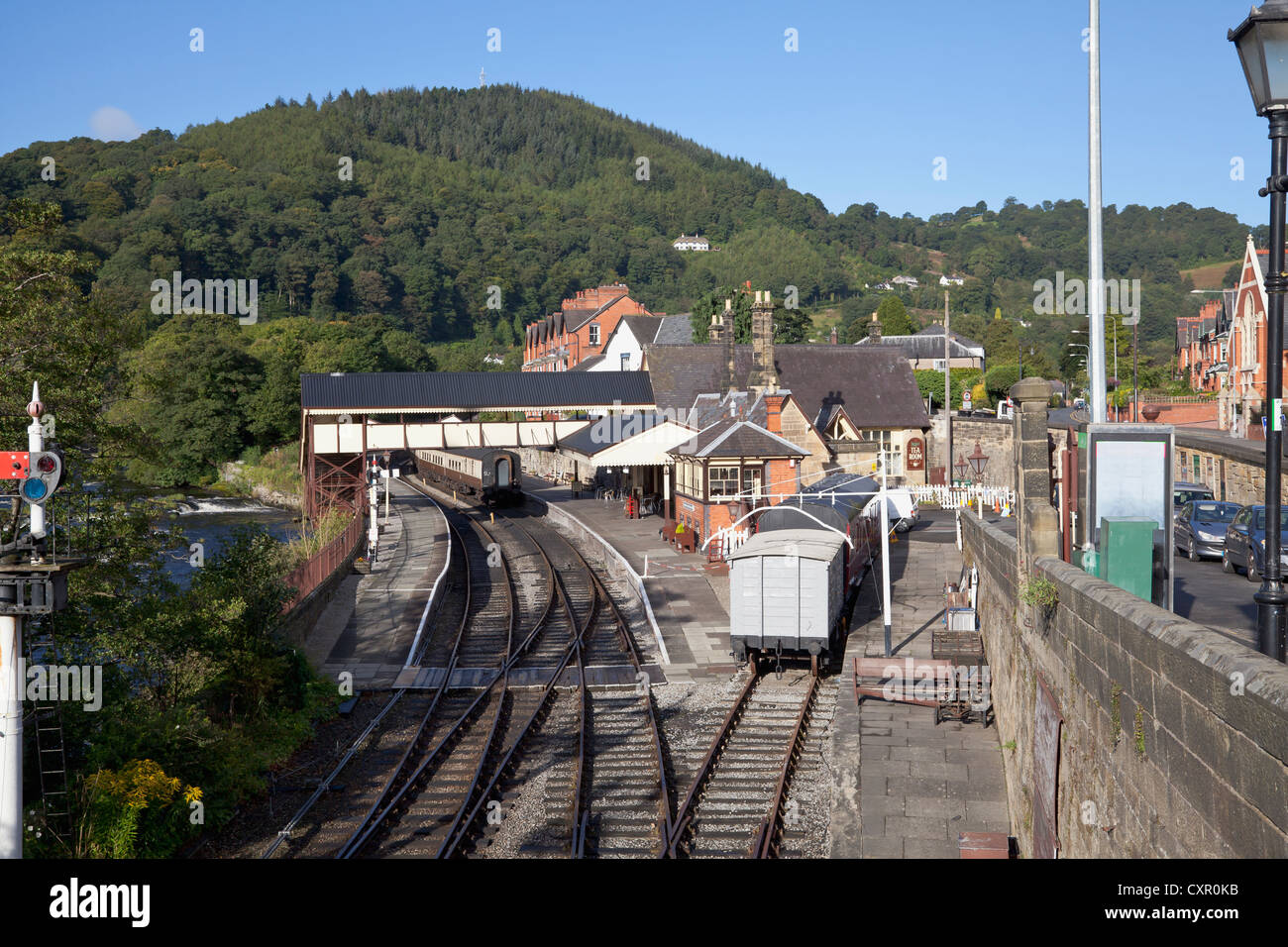 Stazione di Llangollen, Galles Foto Stock