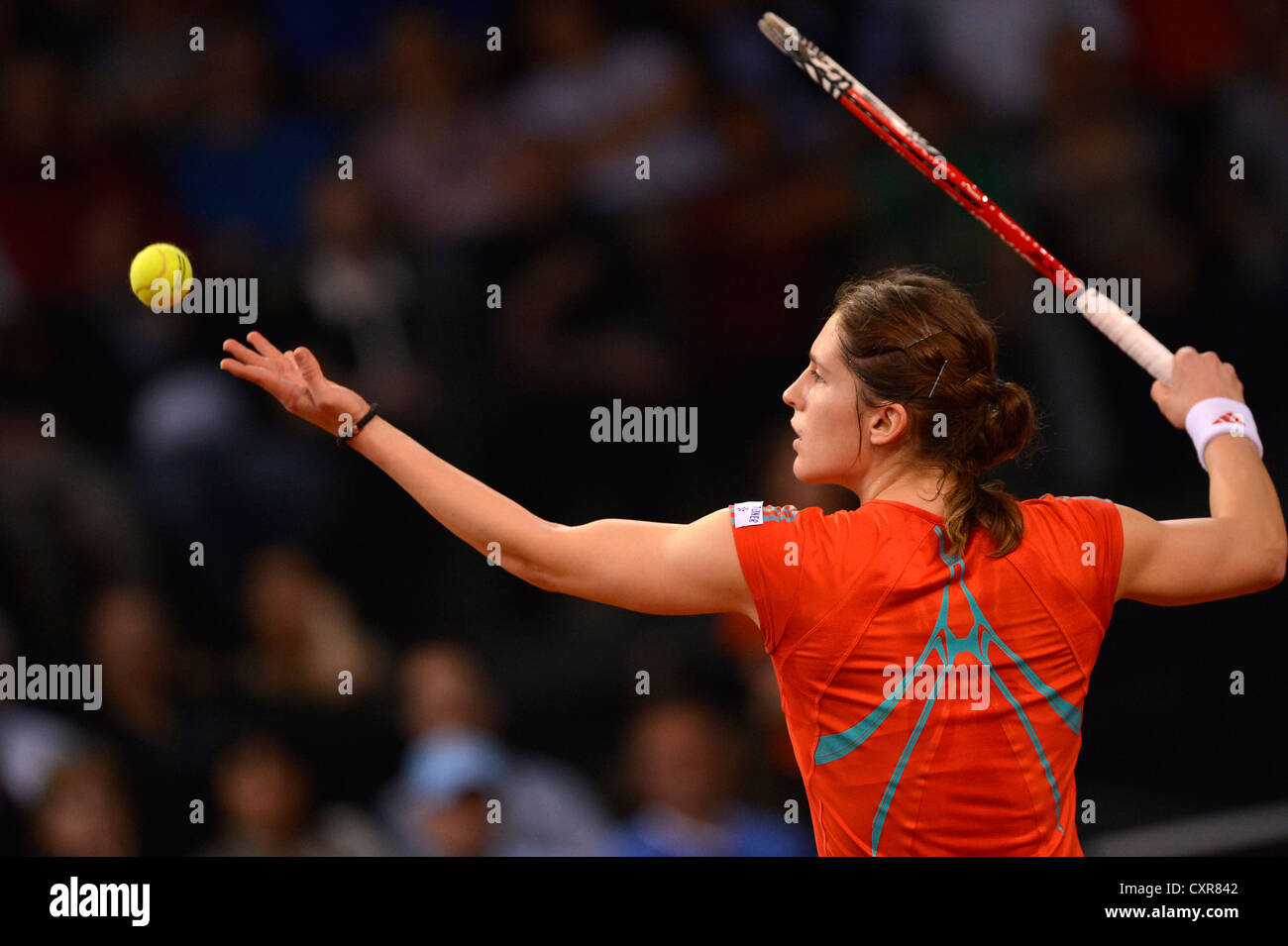 Andrea Petkovic, GER, Porsche Tennis Grand Prix, Porsche Cup femminile, i tour, Porsche-Arena, Stoccarda, Baden-Wuerttemberg Foto Stock