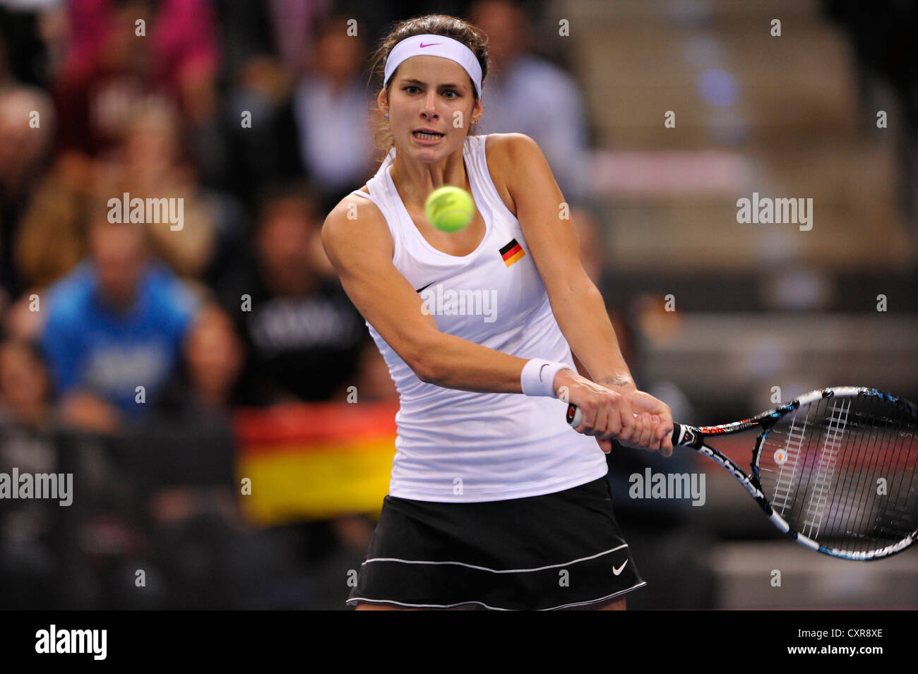 Julia Goerges, GER, international match di tennis, Germania vs. Repubblica Ceca, FedCup, Federazioni Cup, Gruppo Mondiale 2012 Foto Stock
