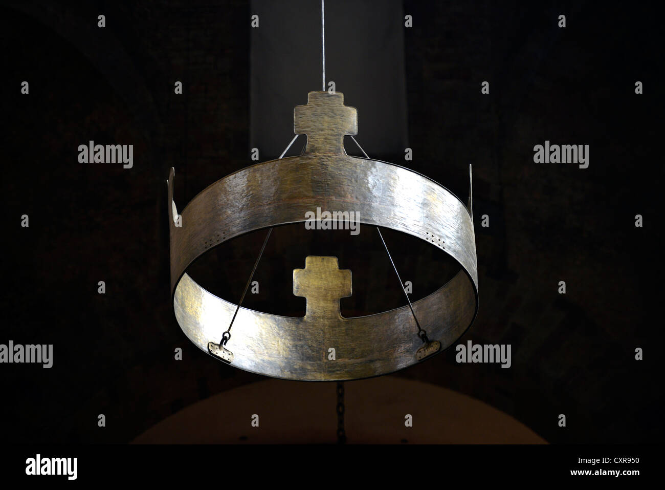 Imperial Crown, Cattedrale di Speyer, Imperial Basilica Cattedrale dell Assunzione e St Stephen, Patrimonio Mondiale dell UNESCO Foto Stock