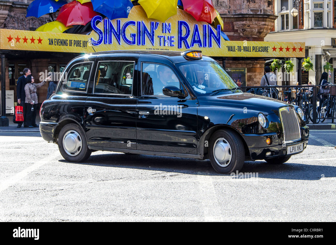 Taxi a Londra, Londra, l'Inghilterra del Sud, England, Regno Unito, Europa Foto Stock