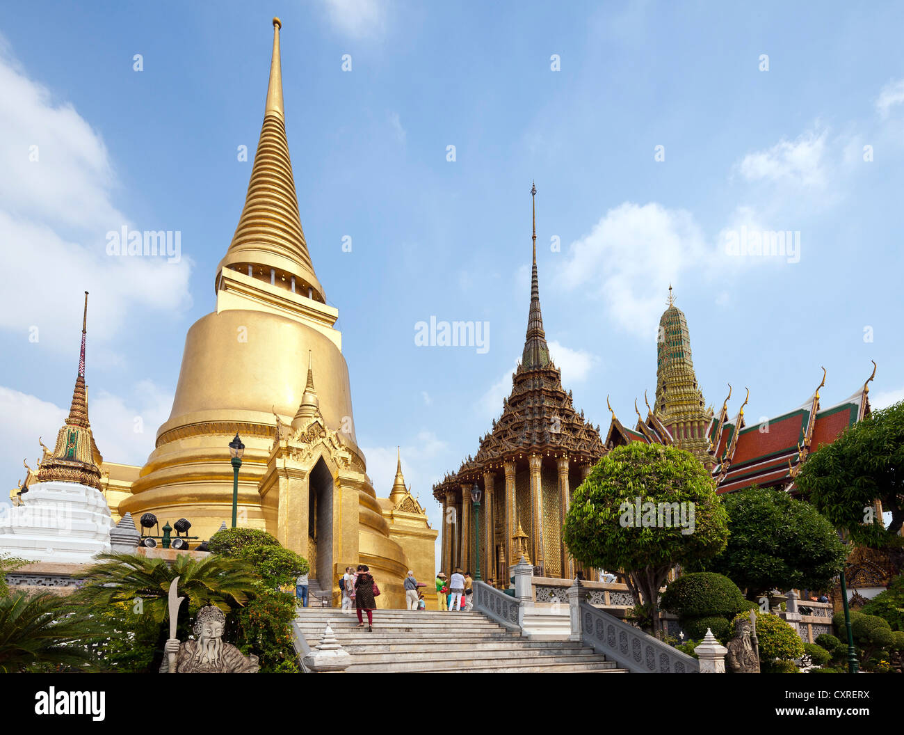 Il Grand Palace, Bangkok, capitale della Thailandia, Sud-est asiatico Foto Stock