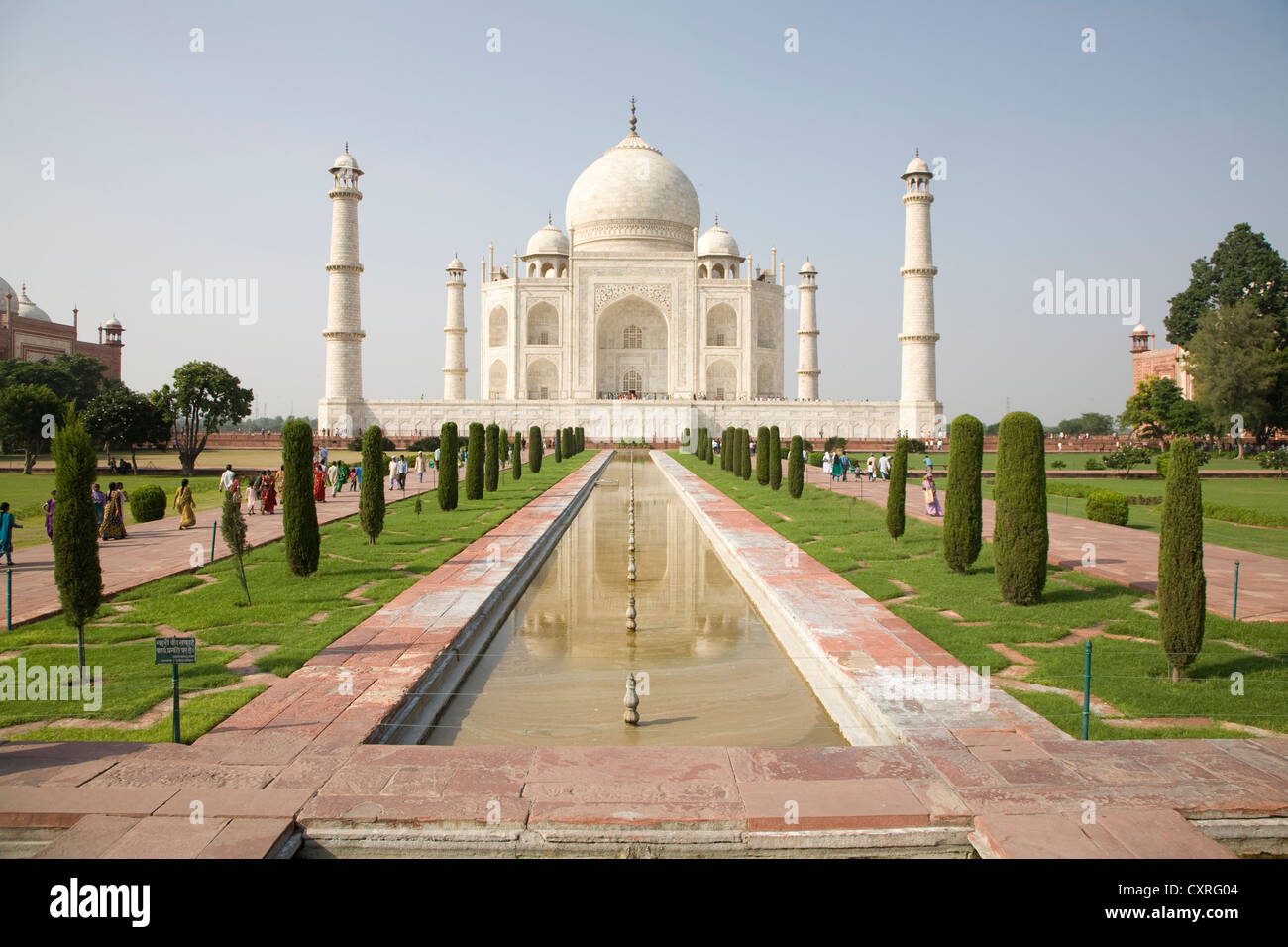 Taj Mahal, India. Foto Stock