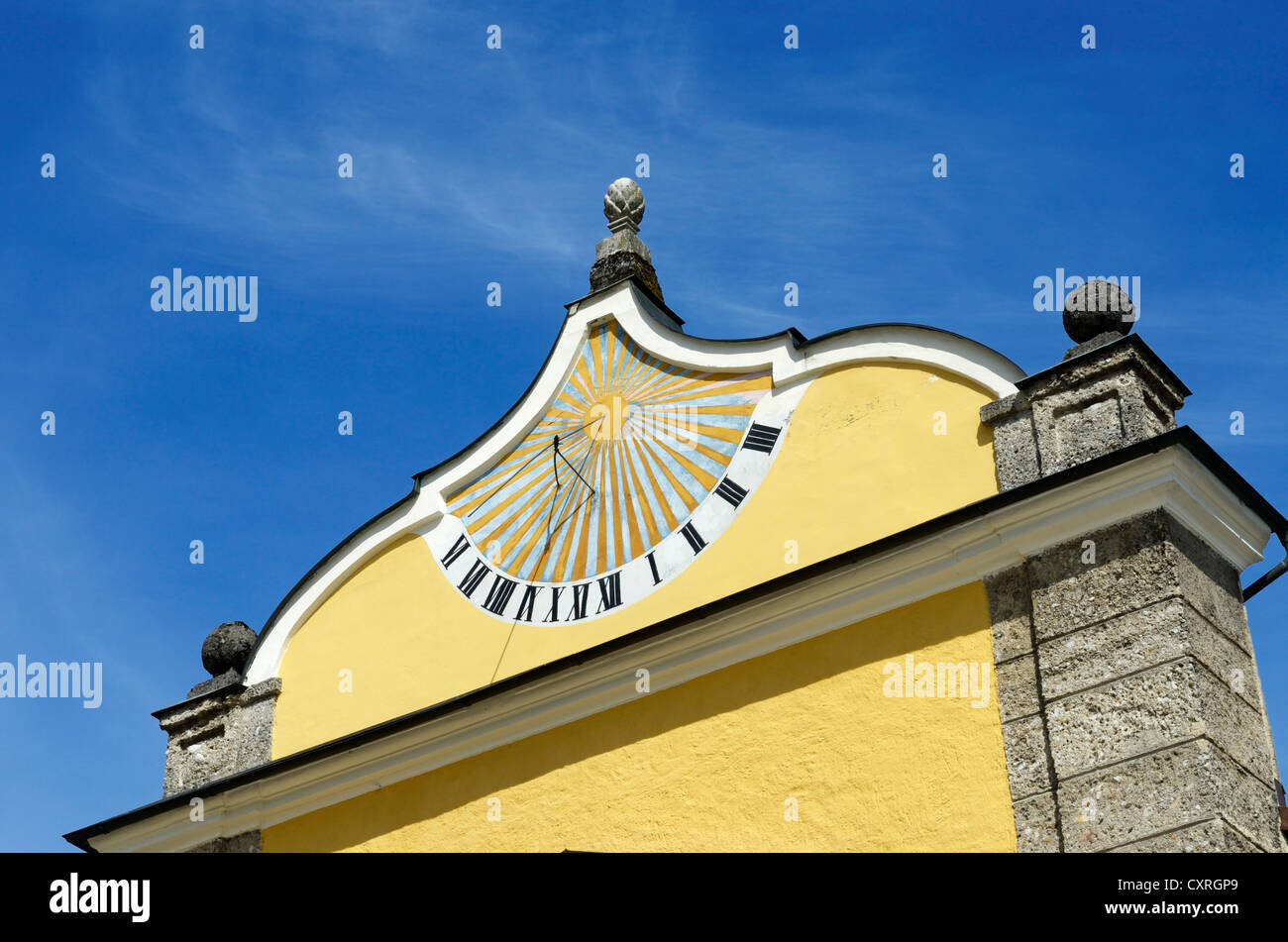 Schloss Castello Hellbrunn, Salisburgo, Austria, Europa Foto Stock